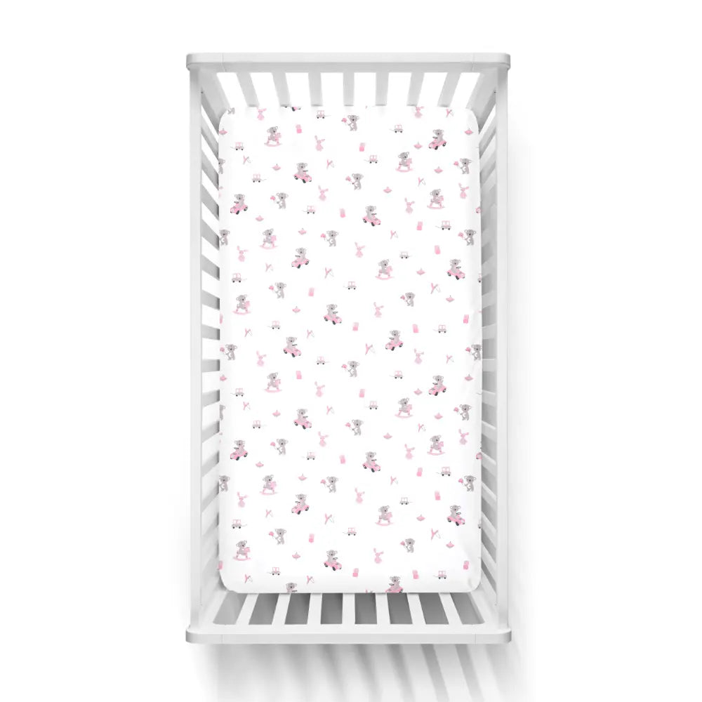 The White Cradle Flat Bed Sheet for Baby Cot &amp; Mattress
