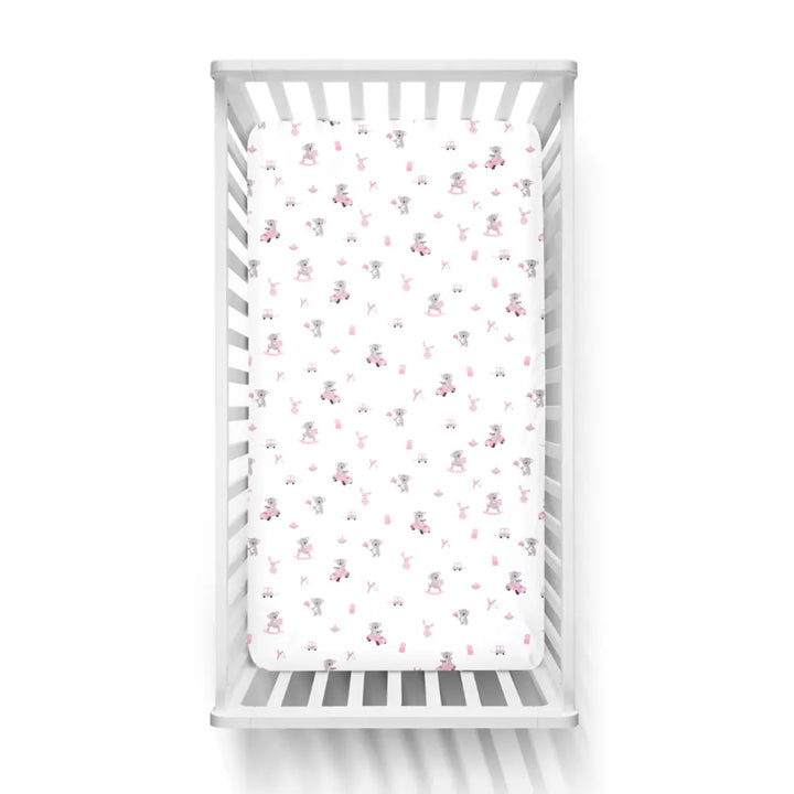 The White Cradle Flat Bed Sheet for Baby Cot &amp; Mattress
