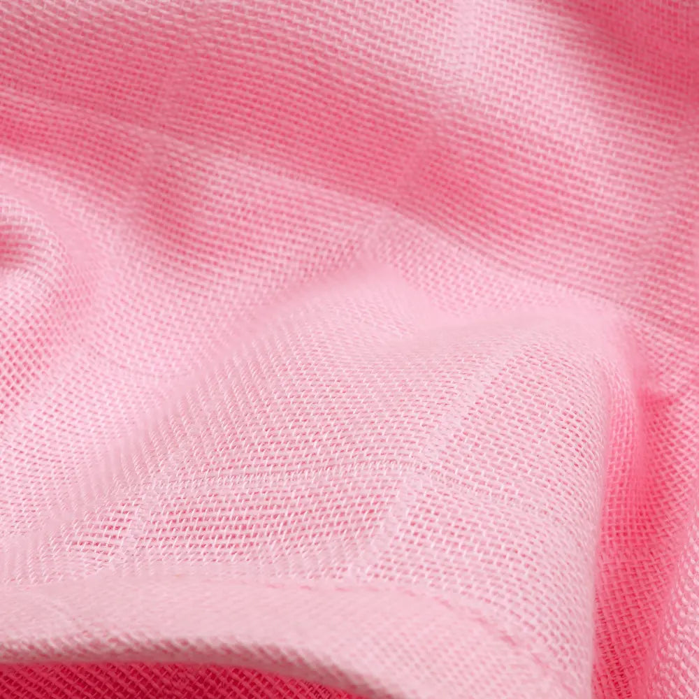 The White Cradle Organic Cotton Muslin Jhablas for Newborn Baby Boy and Girl | Pack of 2 Embroidered &amp; Printed Pink Heart with Butterfly Jabala | Unisex Baby Vest, Soft &amp; Breathable All-Season Wear