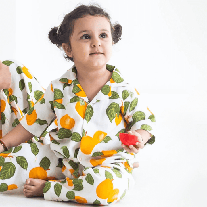 Rattle &amp; Co. Peach of My Heart Co-ord Jammies Set