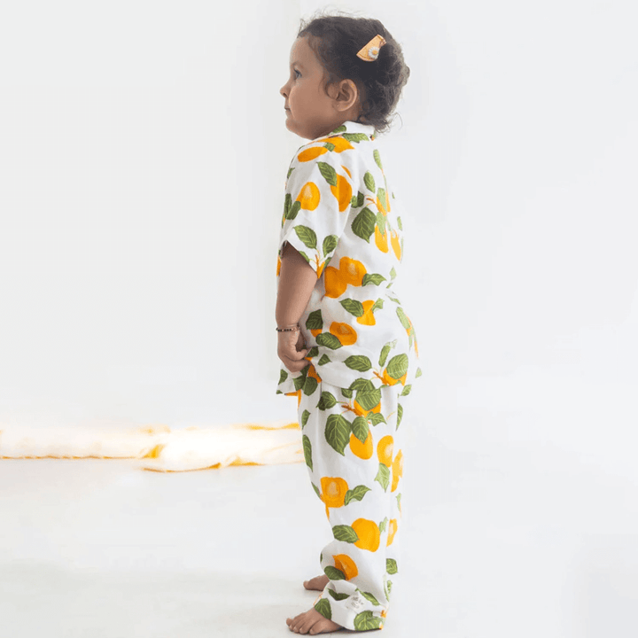 Rattle &amp; Co. Peach of My Heart Co-ord Jammies Set