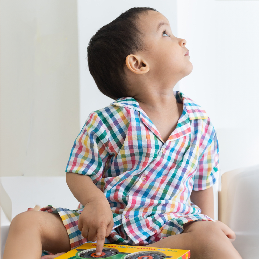 Rattle &amp; Co Sunday Morning Shirt And Shorts Set
