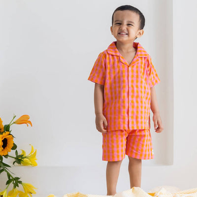 Rattle & Co Soak Up The Sun Shirt and Shorts Set