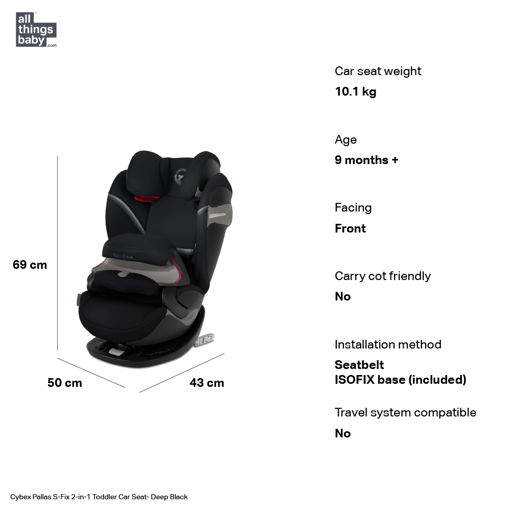 Cybex Pallas S-fix 2-in-1 Toddler Car Seat