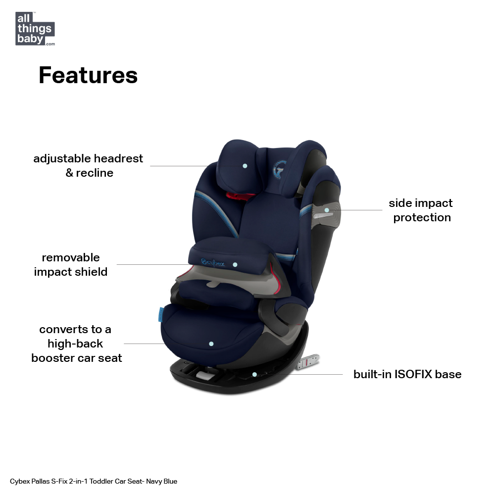 Cybex Pallas S-fix 2-in-1 Toddler Car Seat