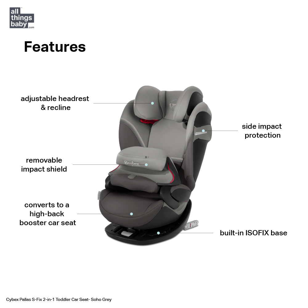 Cybex Pallas S-fix 2-in-1 Toddler Car Seat