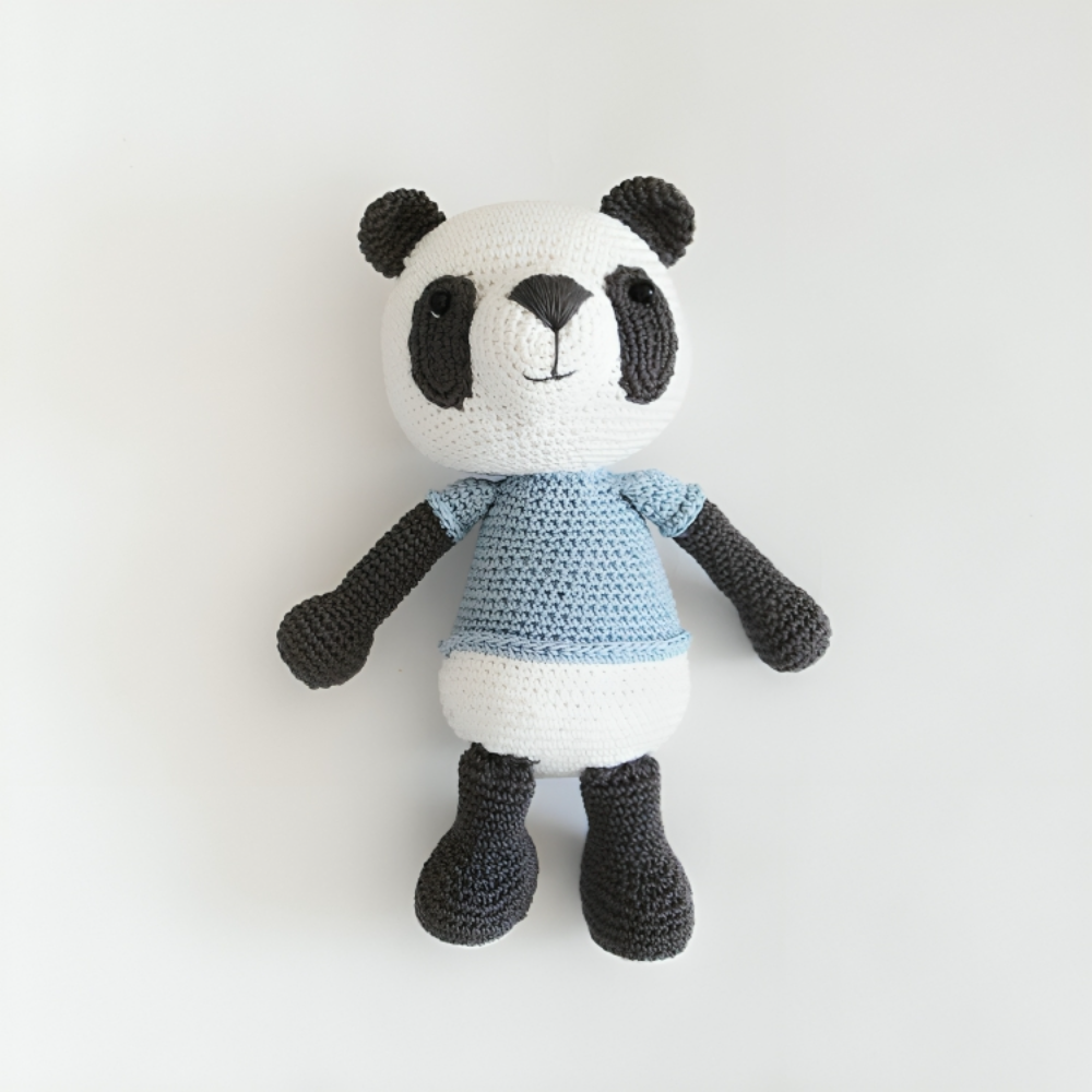 The Tiny Trove Crochet Toys - Paul the Panda