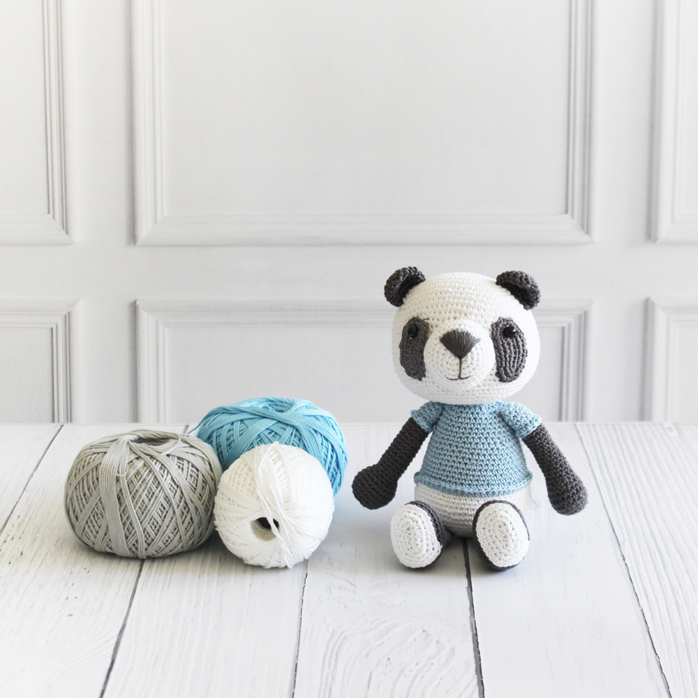The Tiny Trove Crochet Toys - Paul the Panda