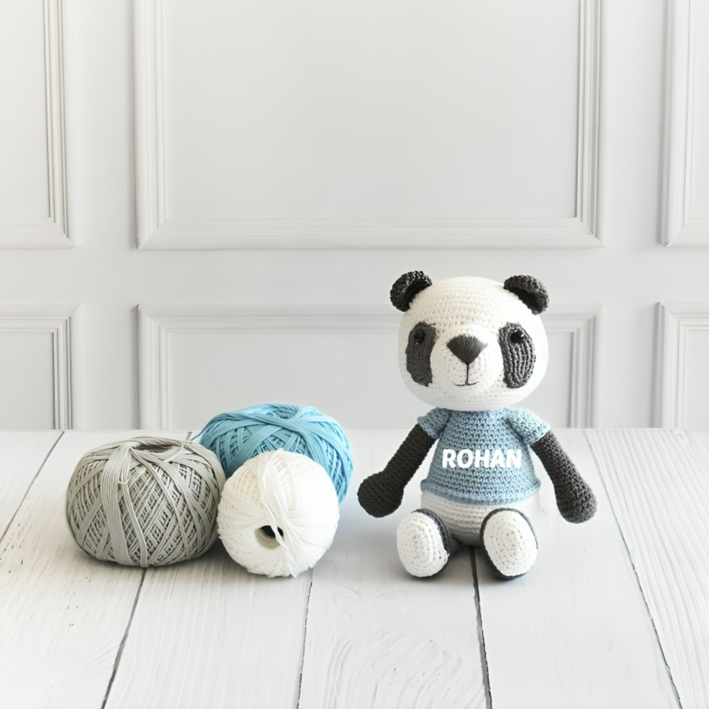 The Tiny Trove Crochet Toys - Paul the Panda