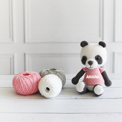 The Tiny Trove Crochet Toys - Pebbles the Panda