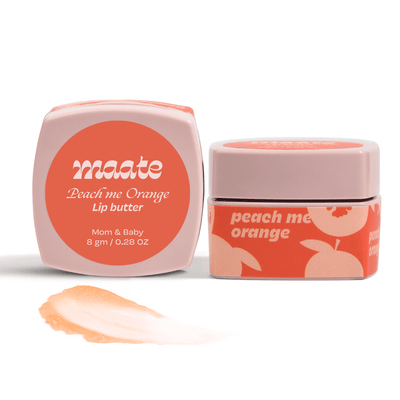 Maate 100% Natural Lip Peach And Orange, 8 gm