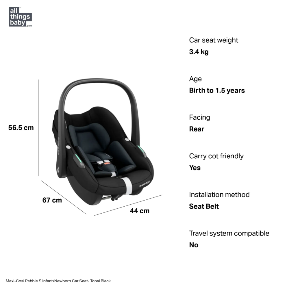 Maxi-Cosi Pebble S Infant/Newborn Car Seat