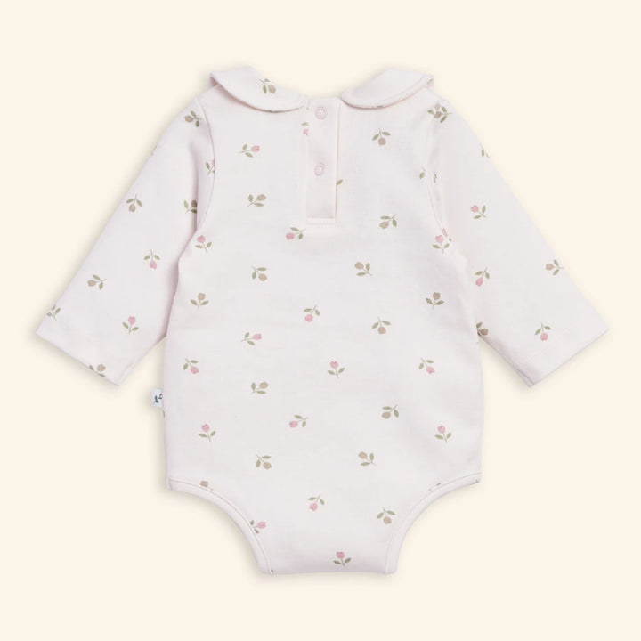 Tiny Twig Tulips Peterpan Bodysuit - Blush