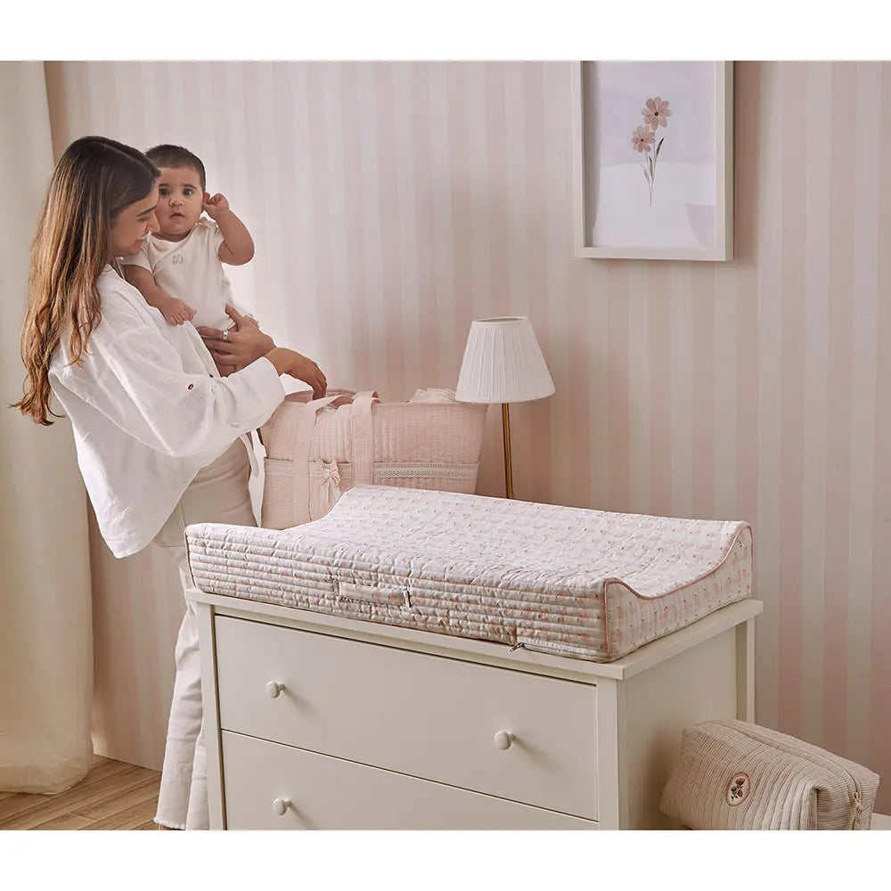 Annasimona Kids Diaper Caddy - Pink Checks