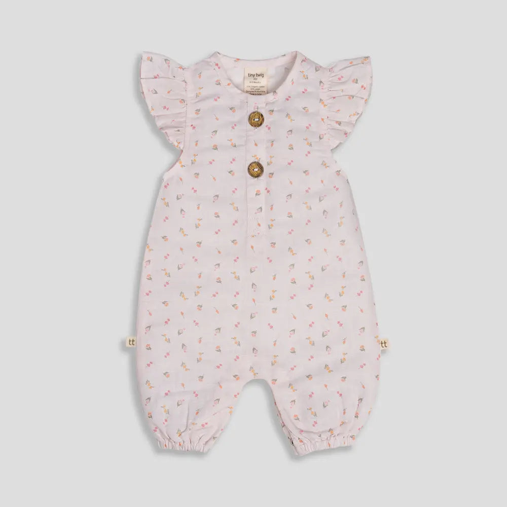 Tiny Twig Pretty in Pink Playsuit Cap Sleeve