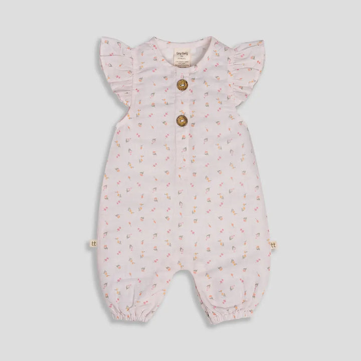Tiny Twig Pretty in Pink Playsuit Cap Sleeve