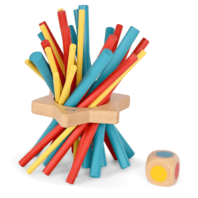 Playbox Wooden Pick Up Multicolor Sticks Game Set