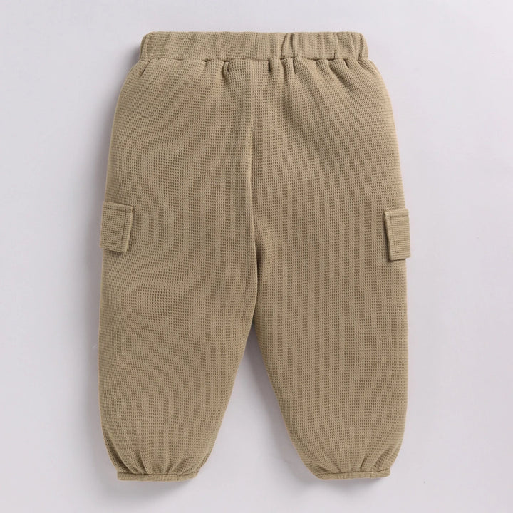 Cot &amp; Candy Baby Organic Oversized Tee with jogger - Puppy Club