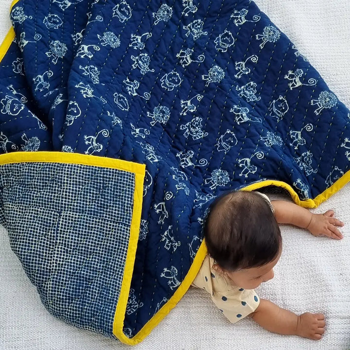 Whitewater Kids Organic Zoo Quilt