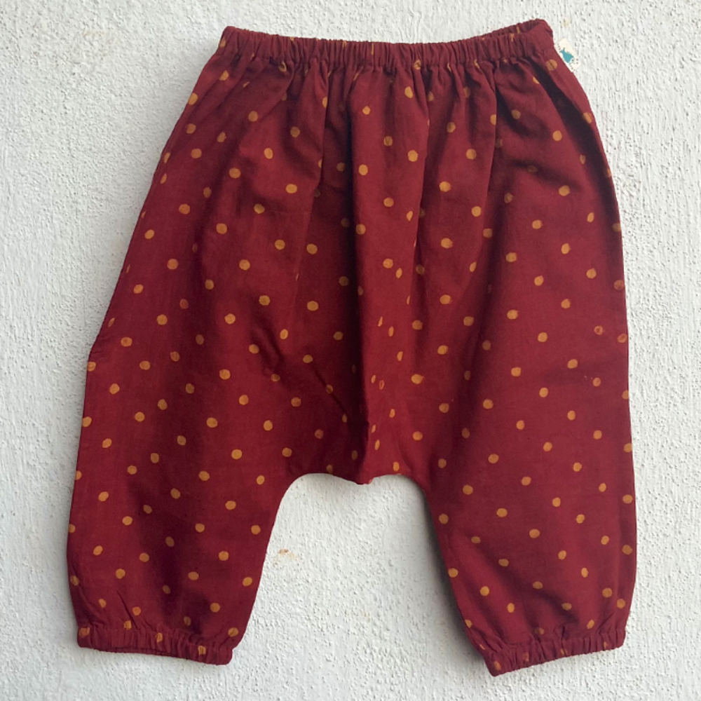 Whitewater Kids Madder Raidana Print Angrakha Top & Pants