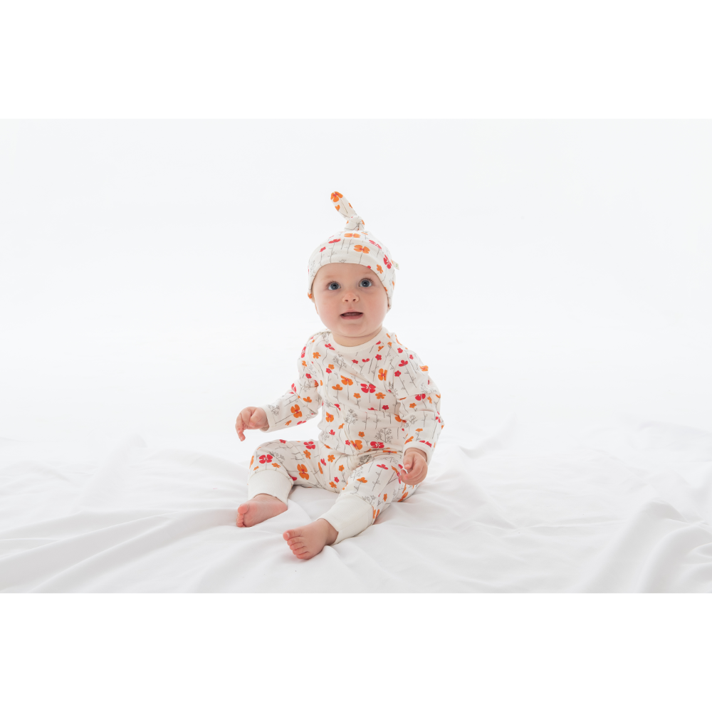 Tiny Twig Long Sleeve Zipsuit - Printed