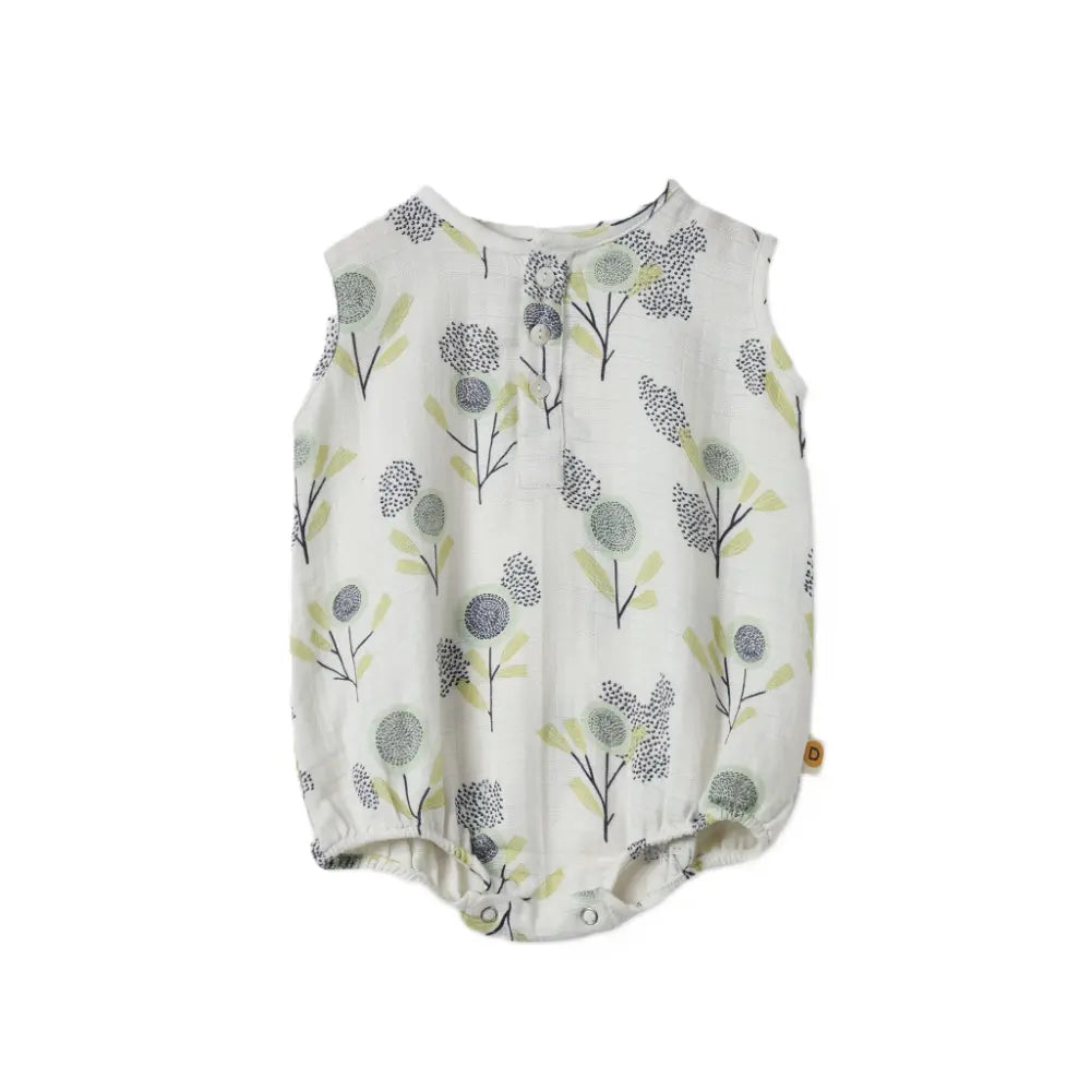 Dulaar Organic Muslin Romper - The Sparrow and Flower