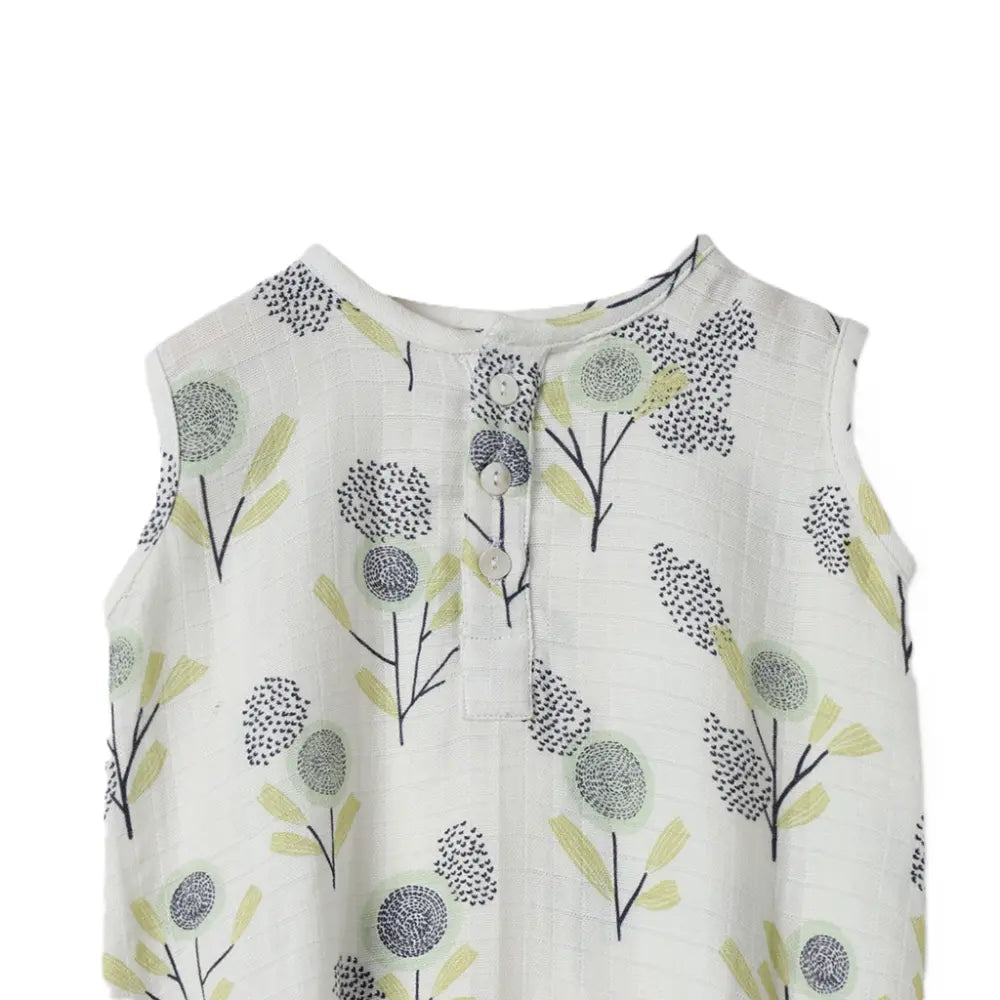 Dulaar Organic Muslin Romper - The Sparrow and Flower