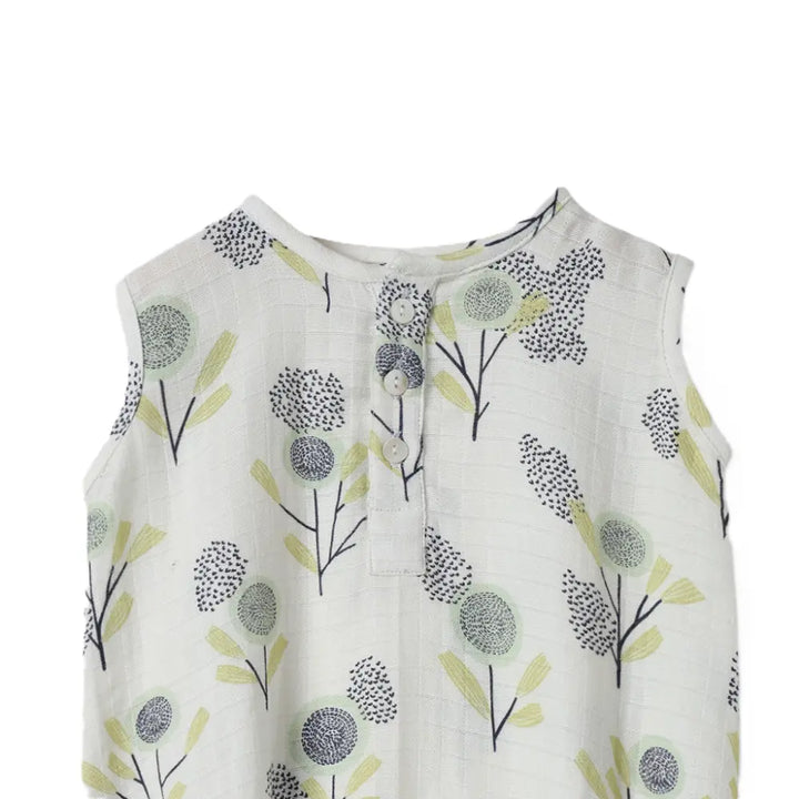 Dulaar Organic Muslin Romper - The Sparrow and Flower