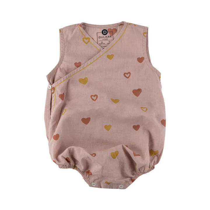 Dulaar Mulmul Heart Kimono Romper