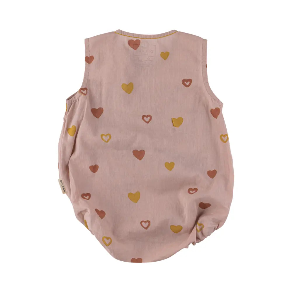 Dulaar Mulmul Heart Kimono Romper