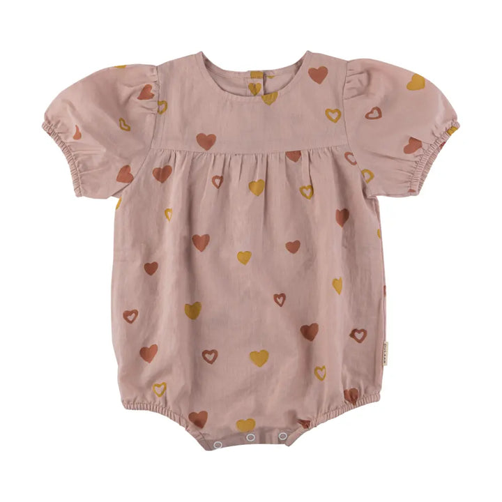 Dulaar Mulmul Romper Heart Printed