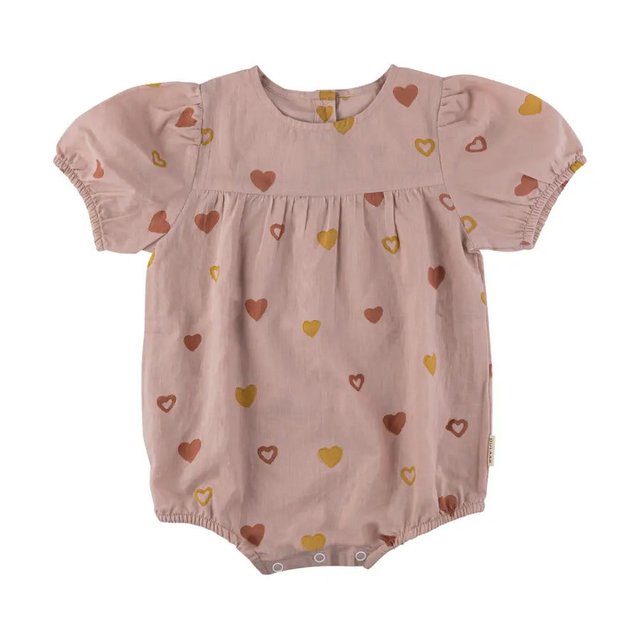 Dulaar Mulmul Romper Heart Printed