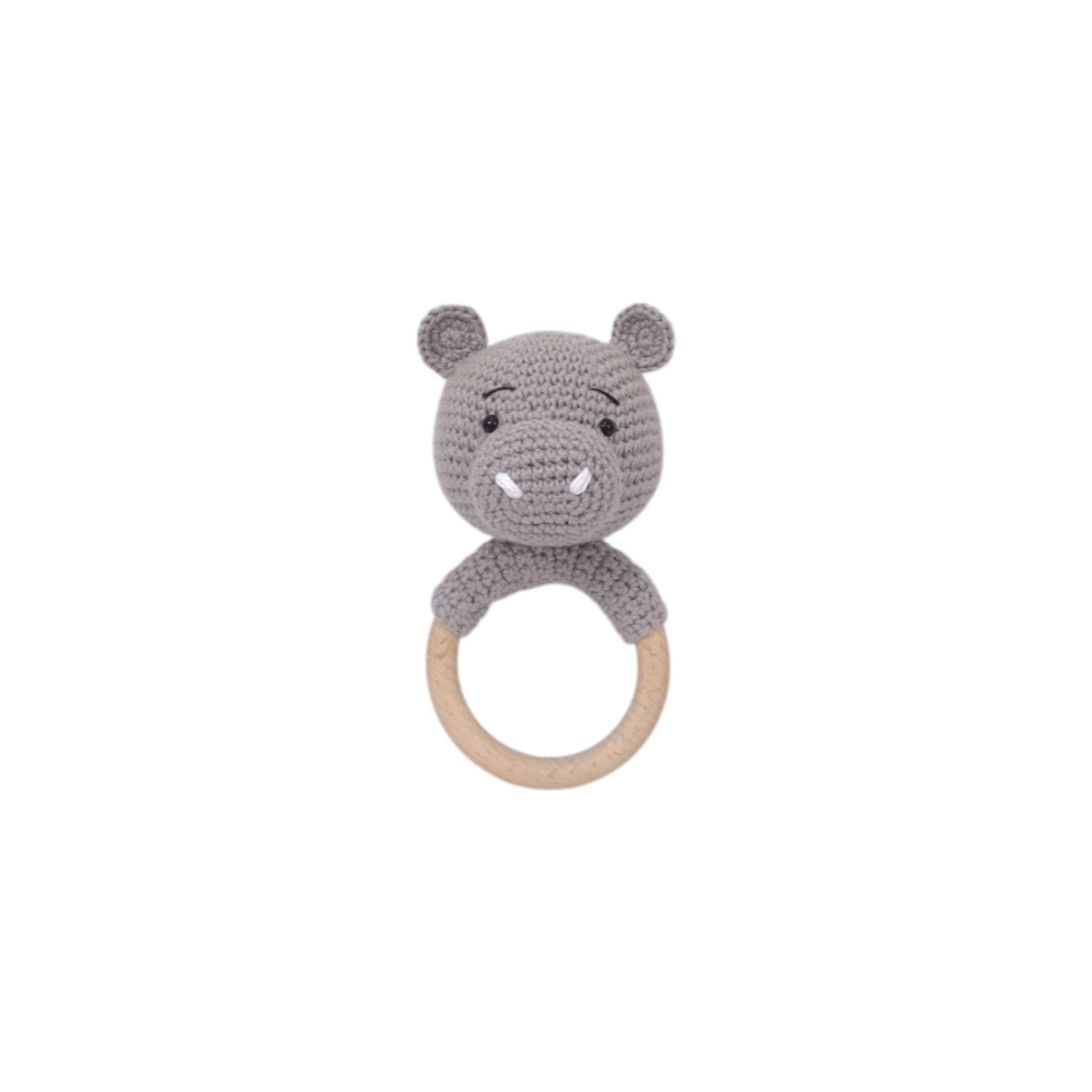 Haute by Hand Cuddle Critters Rattle Collection