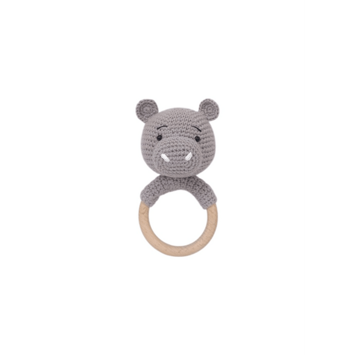 Haute by Hand Cuddle Critters Rattle Collection