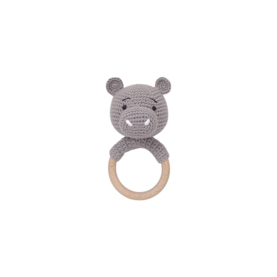 Haute by Hand Cuddle Critters Rattle Collection