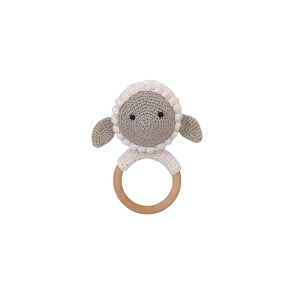 Haute by Hand Cuddle Critters Rattle Collection