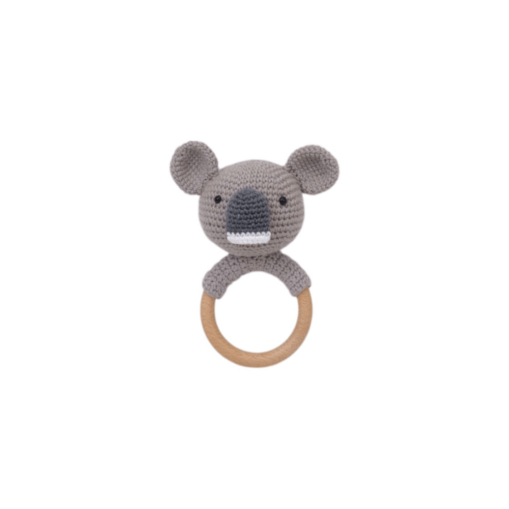 Haute by Hand Cuddle Critters Rattle Collection