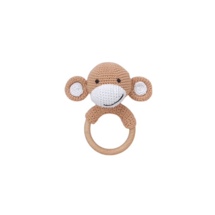 Haute by Hand Cuddle Critters Rattle Collection