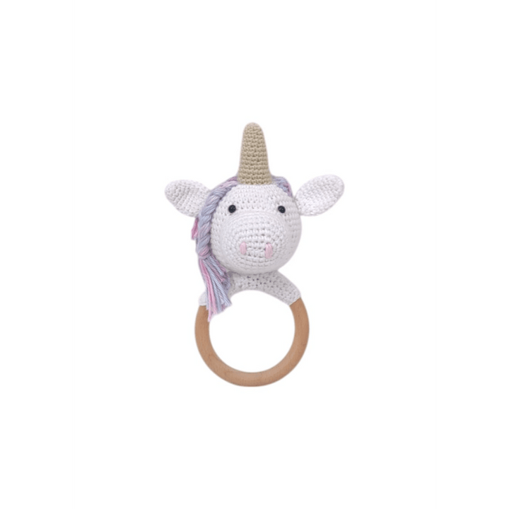 Haute by Hand Cuddle Critters Rattle Collection