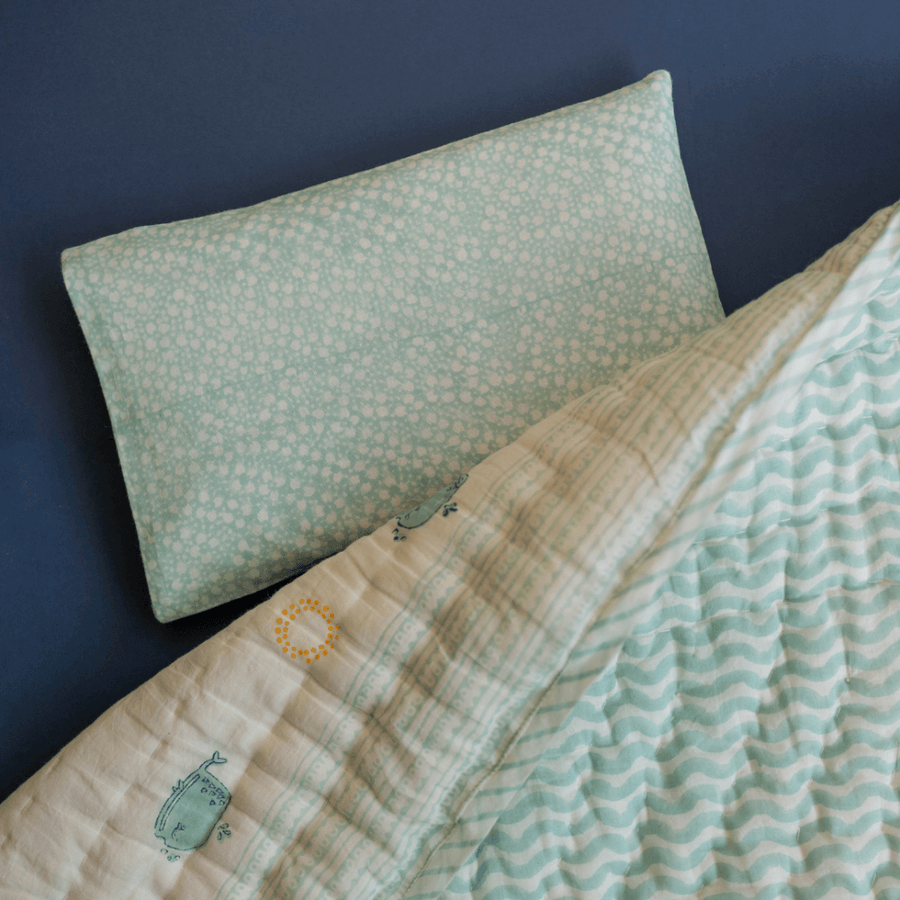 Raamae Head-shaping Mustard Rai Pillow - Phool