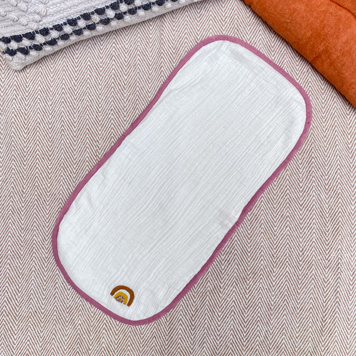 Bhaakur Rainbow Bib and Burp Cloth for Babies