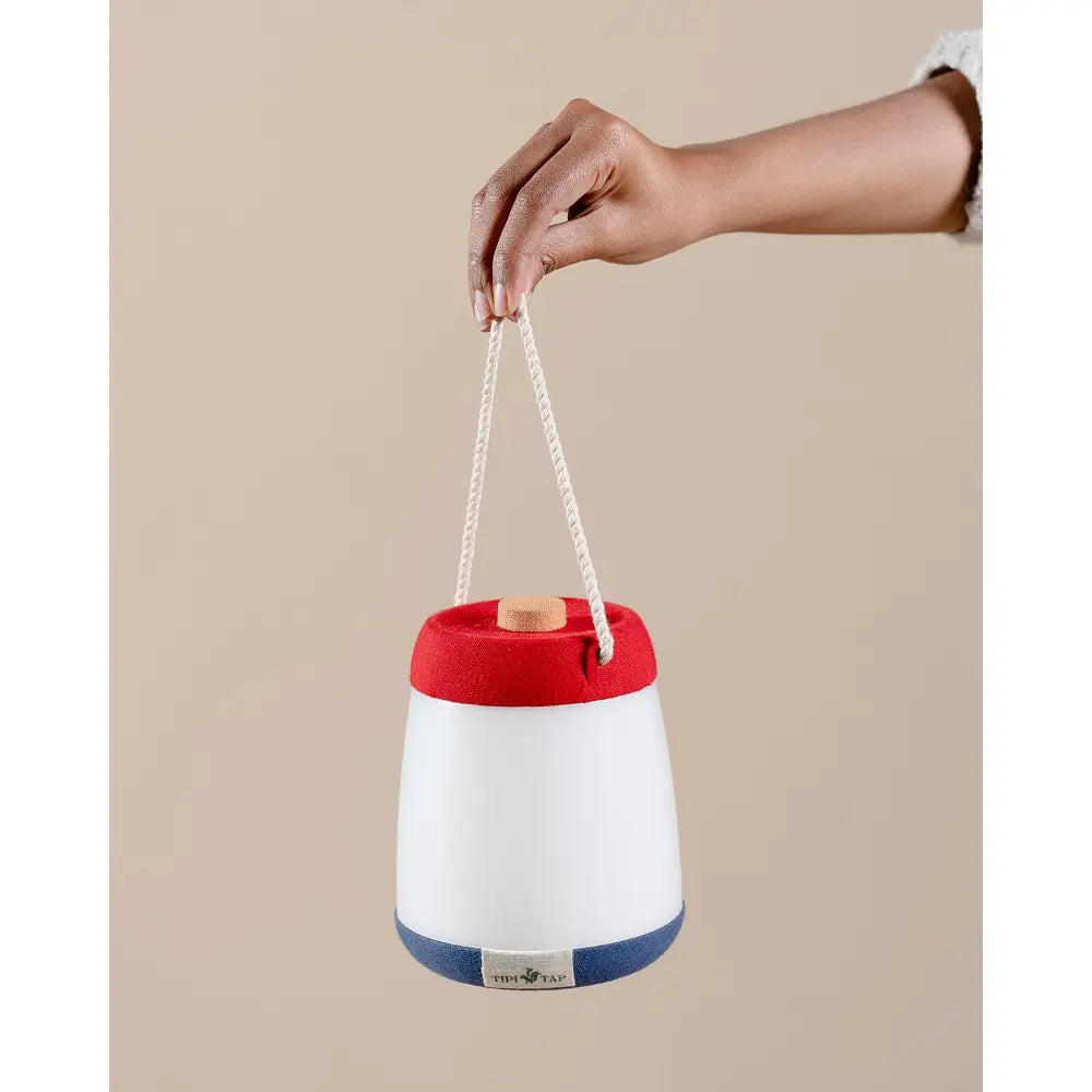 The Tipi Tap Firefly Lantern - Red + Dark Blue