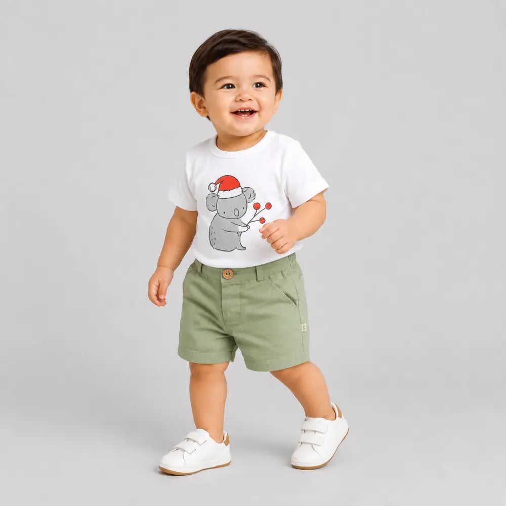 Tiny Twig Koala Round Neck Tee