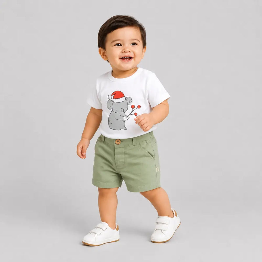 Tiny Twig Koala Round Neck Tee