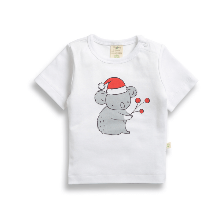 Tiny Twig Round Neck Tee Koala