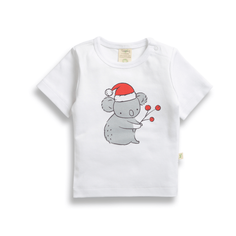 Tiny Twig Round Neck Tee Koala
