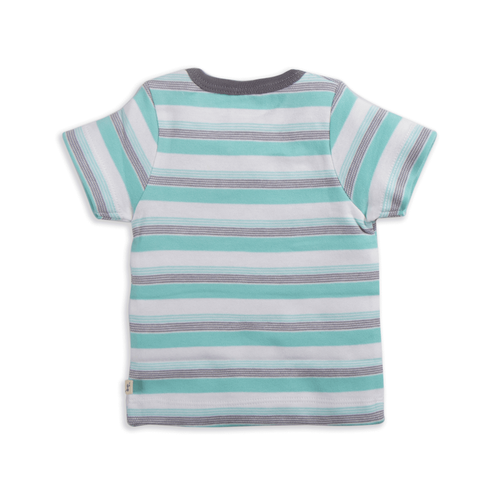 Tiny Twig Round Neck Tee Space Stripes