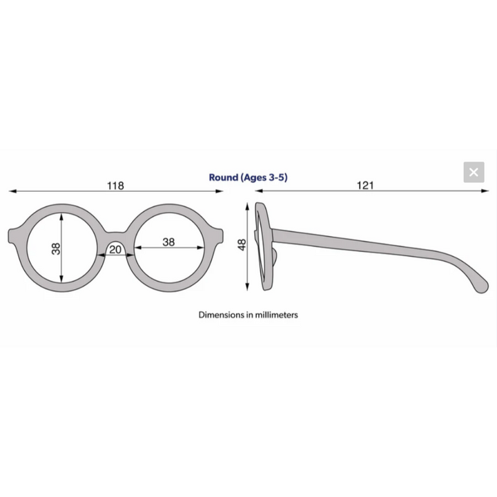 Babiators Round Sunglasses: Classic Tortoise | Amber Lenses | Ages 3-5