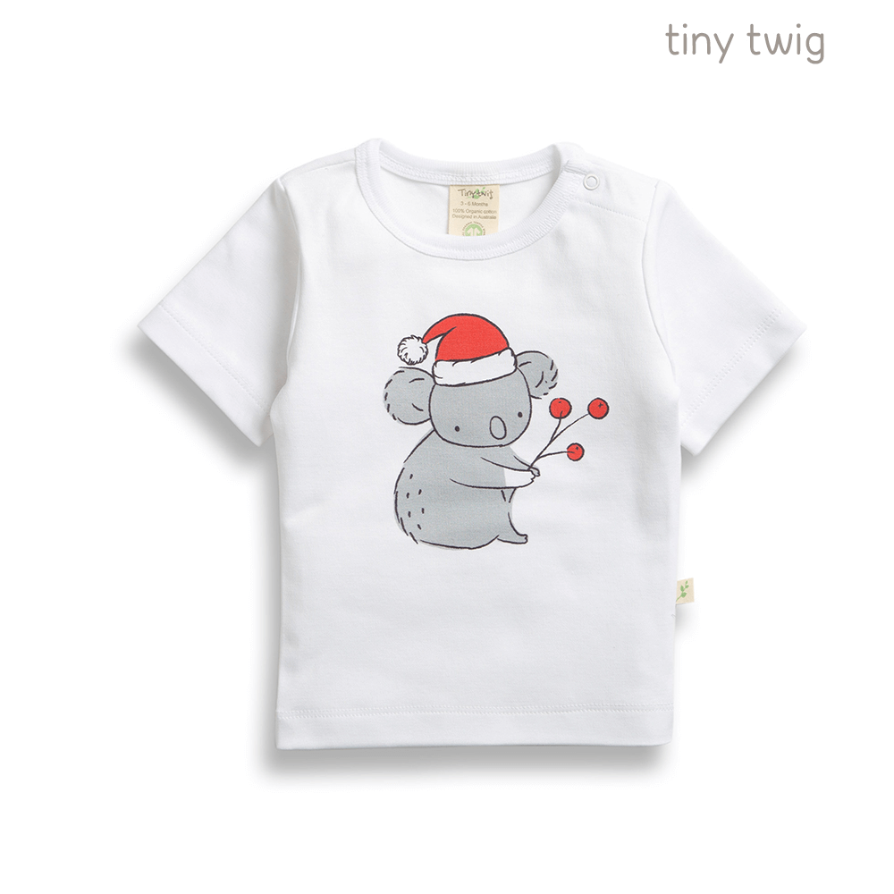 Tiny Twig Round Neck Tee Koala