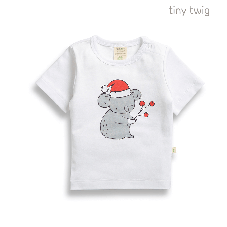 Tiny Twig Round Neck Tee Koala